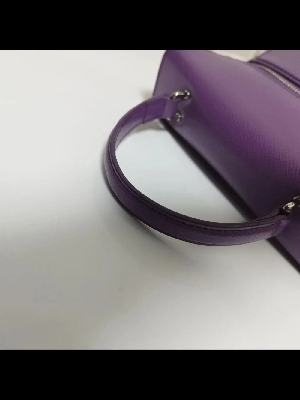 Vivienne Westwood Purple Leather Pyramid Satchel with Detachable Strap